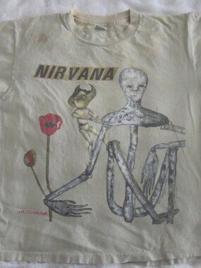 Nirvana Incesticide Vintage T Shirt XL 1993-original ANVIL -Vintage made in US